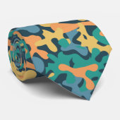 消音レインボーシグネチャー迷彩柄 ネクタイ (ロール)