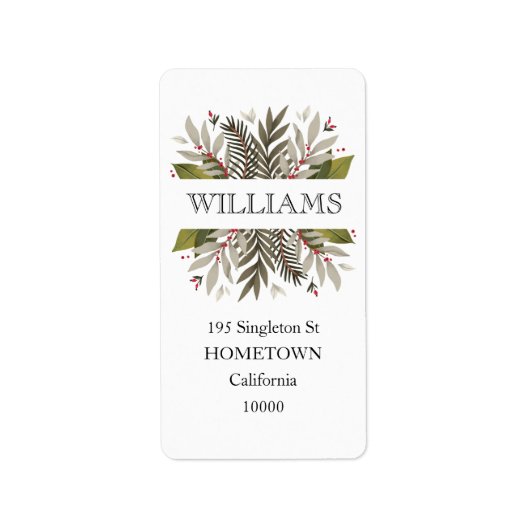 消音植物学 ラベル (正面)