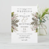 消音植物学 |地球の色 | 結婚s 招待状 (スタンド正面)