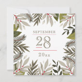 消音植物学 | Moss |日付カードの保存 セーブザデート (正面)