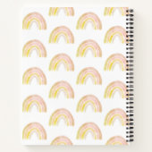 消音色のレインボーウォーター白 ノートブック (裏面)