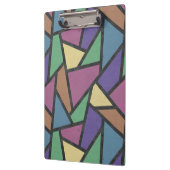 消音色のレインボーカラーのモザイクパターン クリップボード (左)