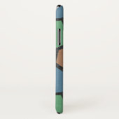 消音色のレインボーカラーのモザイクパターン Case-Mate iPhoneケース (裏面/右)