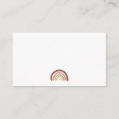 消音虹ディスプレイシャワーなしラッピング紙 エンクロージャーカード (裏面)