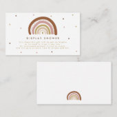 消音虹ディスプレイシャワーなしラッピング紙 エンクロージャーカード (正面/裏面)