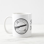 消音装置のニュースのコーヒー・マグ コーヒーマグカップ (左)