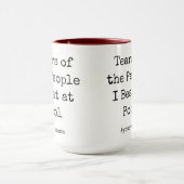 涙おもしろいの人プールでビート マグカップ (中央)