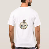 涙が一滴も残る悲しい玉ねぎ Tシャツ (裏面)