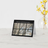 涙が出た後悔やみや弔慰 カード (黄色い花)