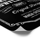 涙が溶け自由主義のた雪片ヴィンテージウイスキーLa ポスター (角)