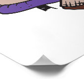 涙でかすんだ目の人 ポスター (角)