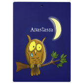 涙と月の悲しいフクロウ恋しく思ルは漫画だ クリップボード (裏面)