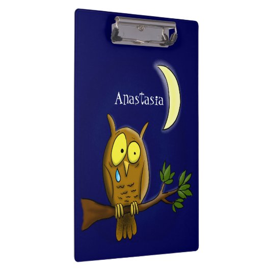 涙と月の悲しいフクロウ恋しく思ルは漫画だ クリップボード (右)