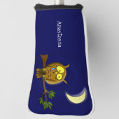 涙と月の悲しいフクロウ恋しく思ルは漫画だ ゴルフヘッドカバー (回転90)