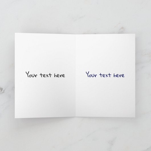 涙と月を伴う悲しいフクロウの恋しく思漫画 カード (内部)