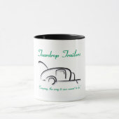 涙のトレーラーの緑 マグカップ (中央)