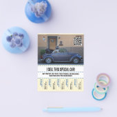 涙の伝票 車の販売 チラシ (シングル)