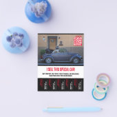 涙の伝票 車の販売 チラシ (シングル)