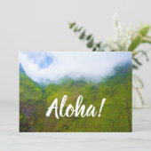 涙の壁, ワイアレアレ山, カウアイ島, ハワイ 招待状 (スタンド正面)