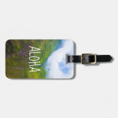 涙の壁,山ワイアレエール,カウアイ,ハワイ ラゲッジタグ (正面横)