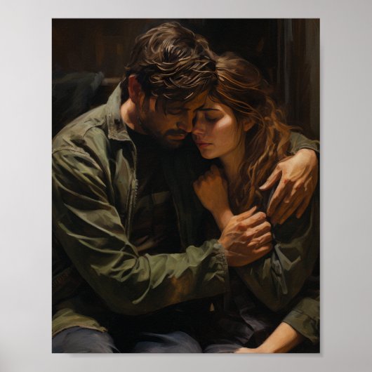 涙の多い懇親会ポスター – 感情的で感動Sc ポスター (正面)