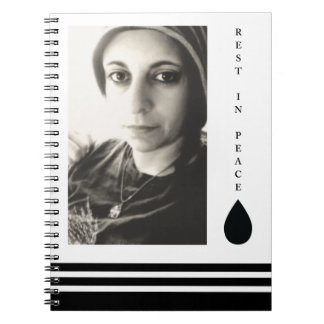 涙の滴り落ちる平和な休息 ノートブック