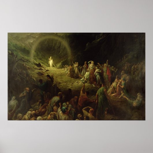 涙の谷， 1883 ポスター (正面)