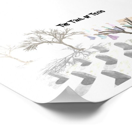 涙の跡 ポスター (角)