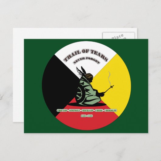 涙の跡 ポストカード (正面/裏面)