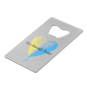 涙はまだ足りない クレジットカード栓抜き (正面アングル)