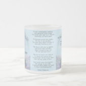 涙もしがペット記念階段を築ける フロストグラスマグカップ (中央)