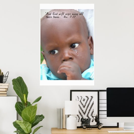 涙を拭け ポスター (ホームオフィス)