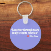 涙を流して笑う キーホルダー (正面)