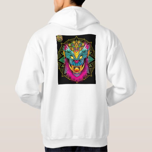 涙を流す パーカ (裏面)