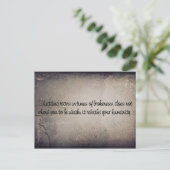 涙を流す ポストカード (スタンド正面)