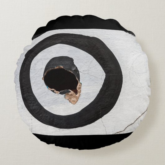 涙を流す ラウンドクッション (正面)