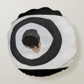 涙を流す ラウンドクッション (裏面)