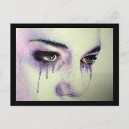 涙ファインアートはがき ポストカード (正面)