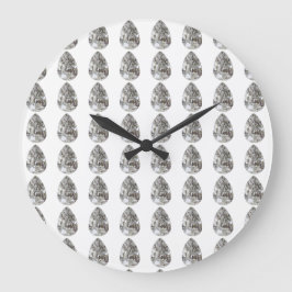 涙型のダイヤモンド ラージ壁時計