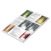 涙液浸出子宮頸部の変性 ノートパッド (アングル)