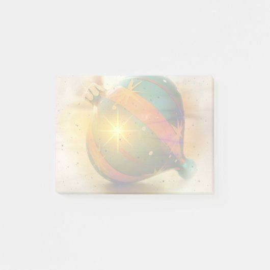 涙滴形のクリスマスオーナメント ポストイット (正面)