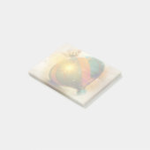 涙滴形のクリスマスオーナメント ポストイット (アングル)