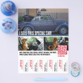 涙痕の車両販売チラシ チラシ (シングル)