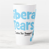 涙自由主義のが甘い カフェラテマグ (正面)