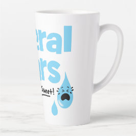 涙自由主義のが甘い カフェラテマグ