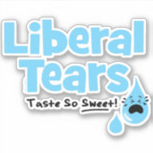 涙自由主義のが甘い シール (正面)