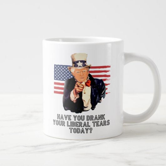 涙自由主義ののコーヒーマグ ジャンボコーヒーマグカップ (右)