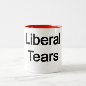 涙自由主義の ツートーンマグカップ (中央)