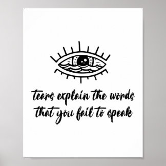 涙静かだ。死別の贈り物悔やみや弔慰贈与 ポスター