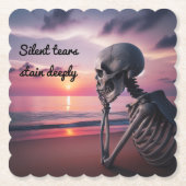 涙静か深い | ペーパーコースター (正面)